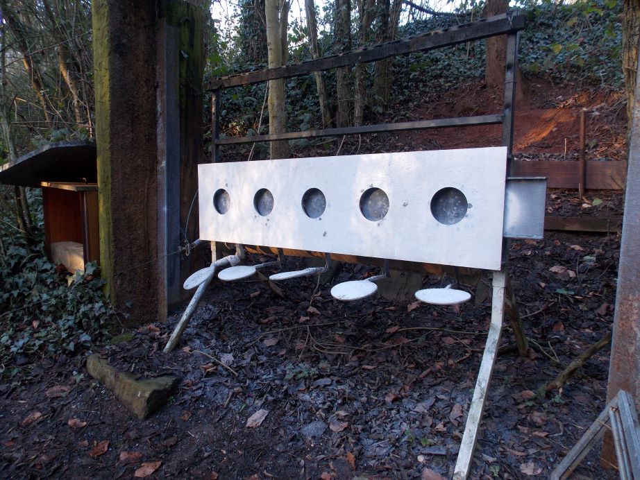 Paper target rifle shooting