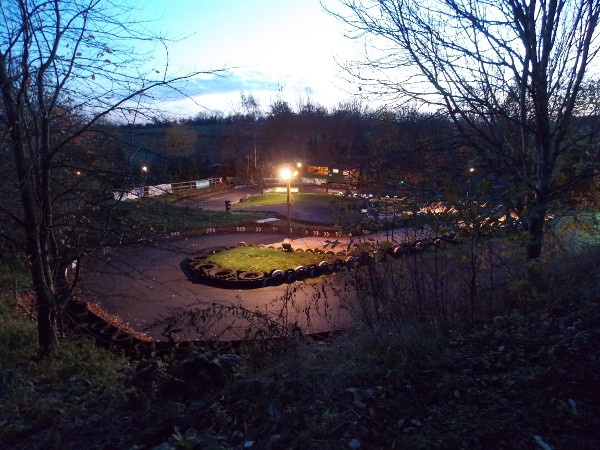 Kart Circuit Under Lights