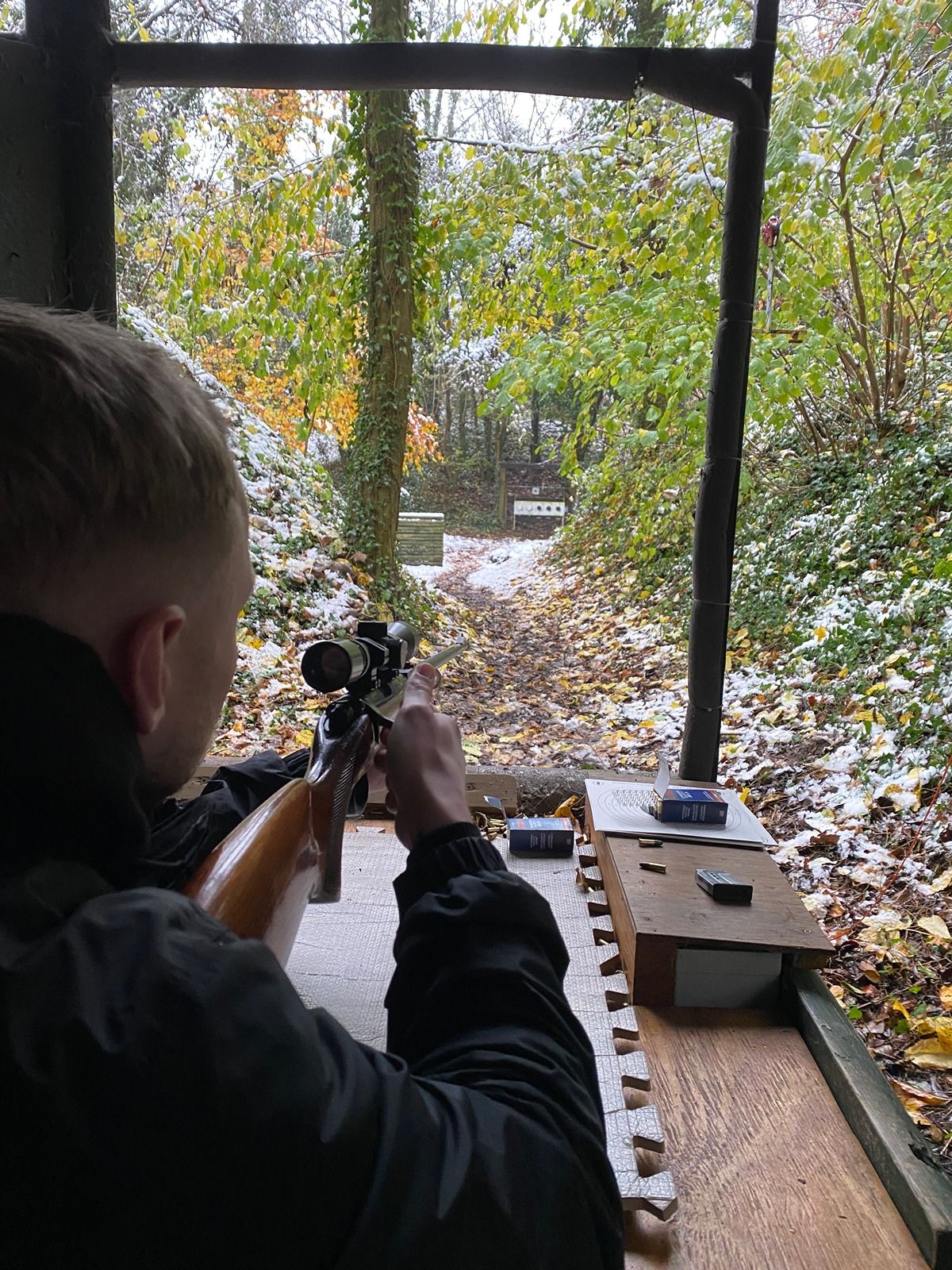 Snowed in kart circuit