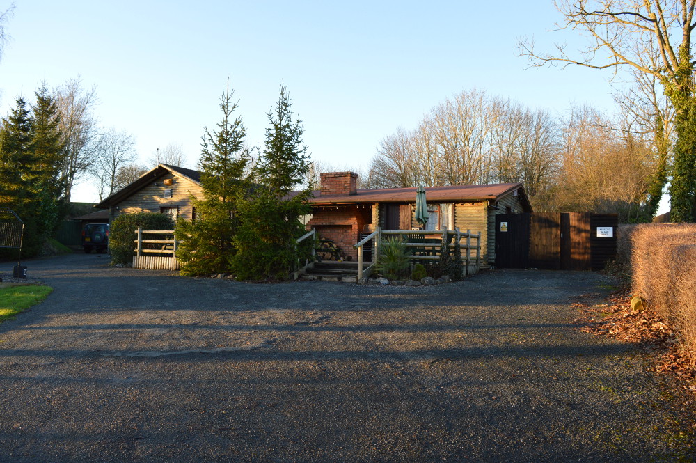 Lodge at Sunset